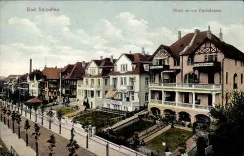Ak Bad Salzuflen in Lippe, Villen an der Parkstraße