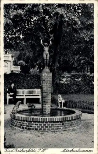 Ak Bad Rothenfelde am Teutoburger Wald, Märchenbrunnen