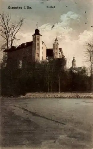 Ak Glauchau in Sachsen, Schloss