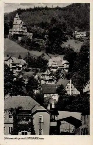 Ak Schwarzburg in Thüringen, Teilansicht, FDGB-Heime