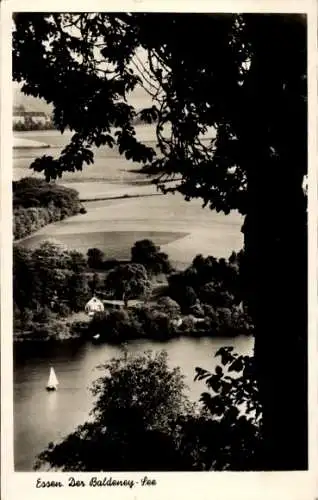 Ak Essen im Ruhrgebiet, Baldeney-See, Panorama