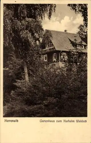 Ak Freudenstadt im Schwarzwald, Kurheim Waldeck, Gartenhaus