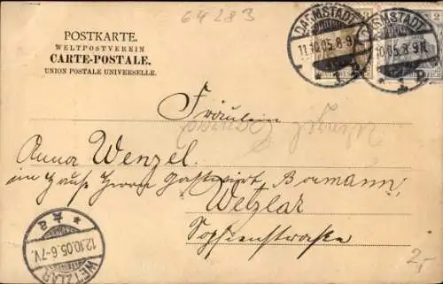 Ak Darmstadt in Hessen, Russische Kapelle