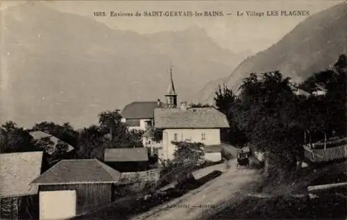 Ak Saint Gervais les Bains Haute Savoie, Le Village les Plagnes