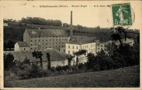 Ak Villefranche sur Saône Rhône, Moulin Seigle