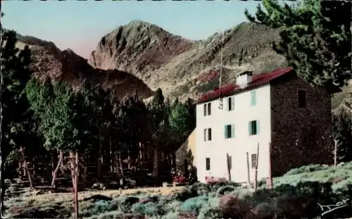 Ak Le Canigou Östliche Pyrenäen, CAF Chalet-Hotel, Canigou-Massiv