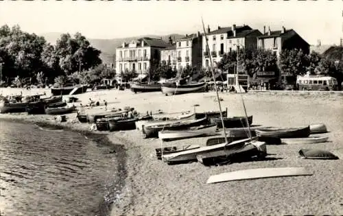 Ak Banyuls sur Mer Pyrénées-Orientales, Strand, Boote