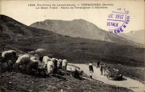 Ak Termignon Savoie, Le Mont Froid, Route de Termignon a Sollieres