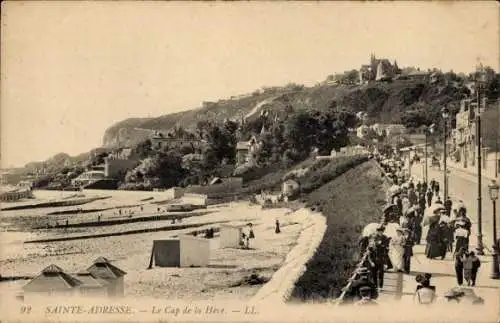 Ak Sainte Adresse Seine Maritime, Cap de la Heve