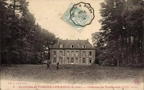 Ak Forges les Eaux Seine Maritime, Chateau de Trefforest