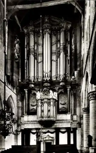 Ak Alkmaar Nordholland Niederlande, Grote Kerk, Orgel