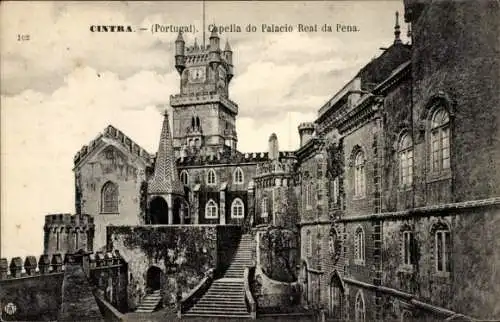 Ak Sintra Cintra Portugal, Capella do Palacio Real da Pena