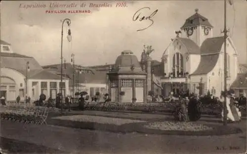 Ak Brüssel Brüssel, Deutscher Pavillon