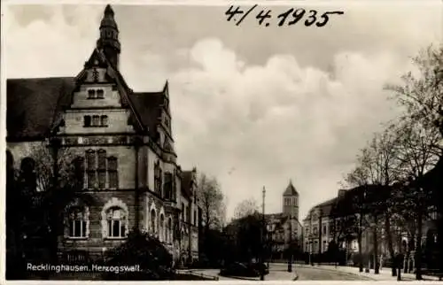 Ak Recklinghausen im Ruhrgebiet, Herzogswall