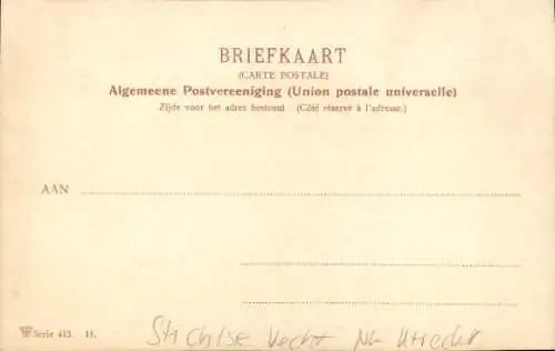 Ak Nieuwersluis Stichtse Vecht Utrecht, Flusspartie an der Vecht