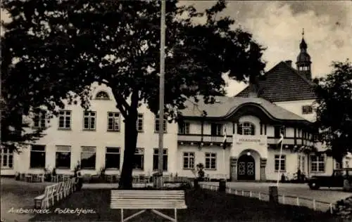 Ak Aabenraa Dänemark, Folkehjem, Volkshaus