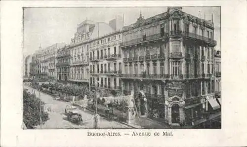 Ak Buenos Aires Argentinien, Avenue de Mai