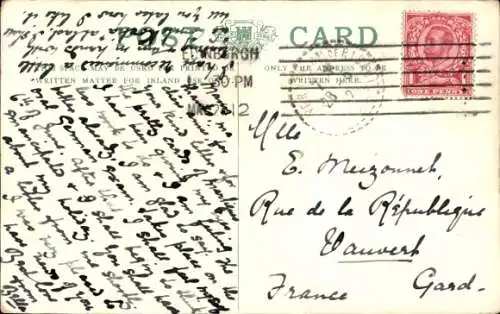 Ak Edinburgh Schottland, Scottish-American Soldiers Monument