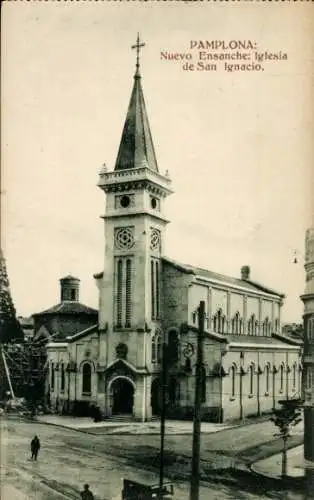 Ak Pamplona Navarra, Nuevo Ensanche, Kirche San Ignacio