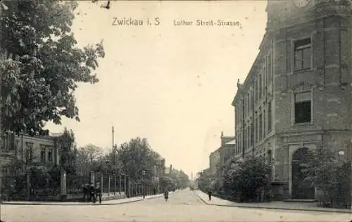 Ak Zwickau in Sachsen, Lothar Streit Straße