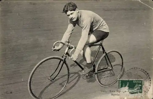 Ak Radrennfahrer, Fahrrad