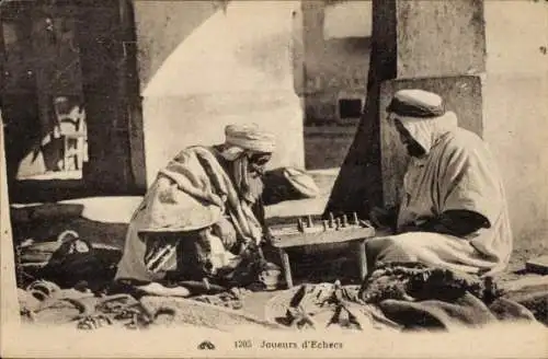 Ak Araber spielen Schach, Maghreb