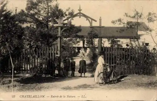 Ak Châtelaillon Charente Maritime, Entree de la Nature