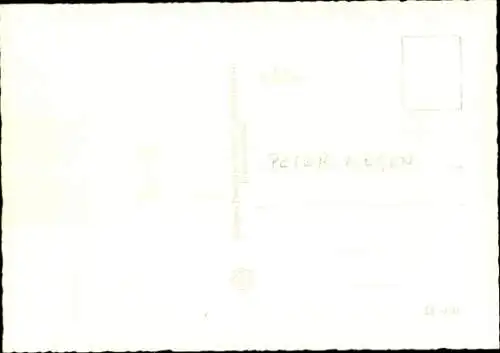 Ak Schauspieler Peter Wegen, Portrait, Autogramm