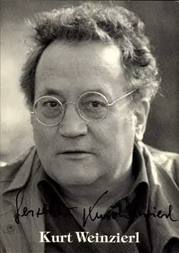 Ak Schauspieler Kurt Weinzierl, Portrait, Autogramm