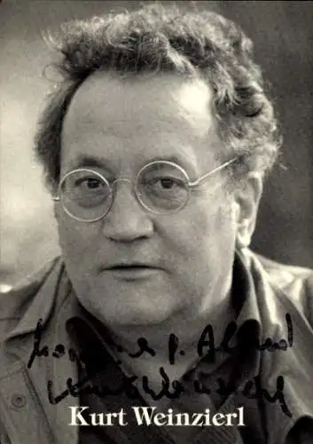 Ak Schauspieler Kurt Weinzierl, Portrait, Autogramm