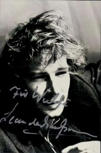 Ak Schauspieler Leander Haussmann, Portrait, Autogramm