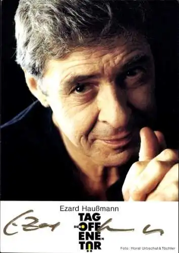 Ak Schauspieler Ezard Haußmann, Portrait, Autogramm