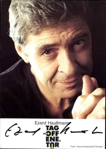 Ak Schauspieler Ezard Haußmann, Portrait, Autogramm