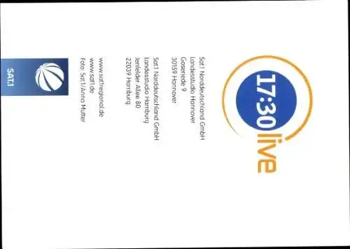 Ak Moderator Marco Heinsohn, Portrait, Autogramm