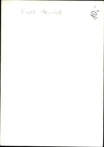 Ak Schauspieler Kurt Heintel, Portrait, Autogramm