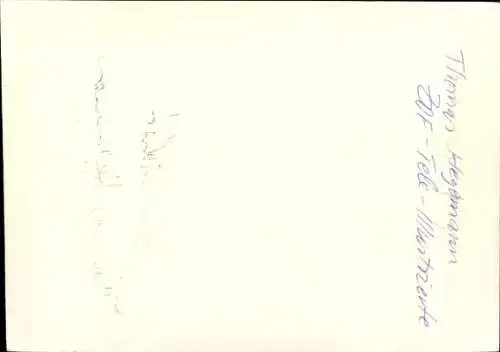 Ak Schauspieler Thomas Hegemann, Portrait, Autogramm