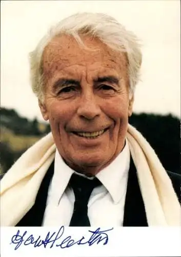 Ak Schauspieler und Sänger Johannes Heesters, Portrait, Autogramm