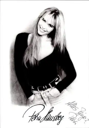 Ak Schauspielerin Petra Hausberg, Portrait, Autogramm