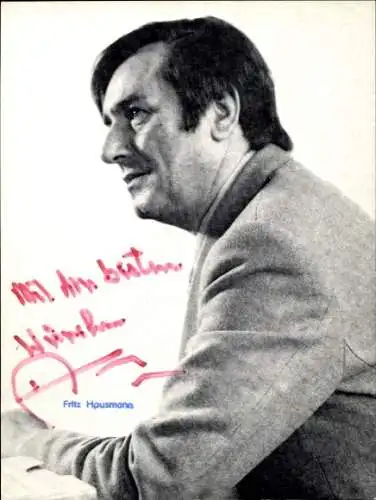 Ak Schauspieler Fritz Hausmann, Portrait, Autogramm