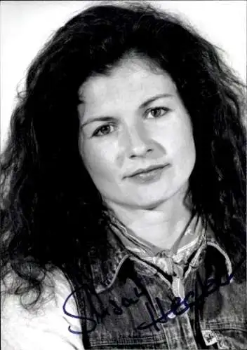 Ak Schauspielerin Susan Hecker, Portrait, Autogramm