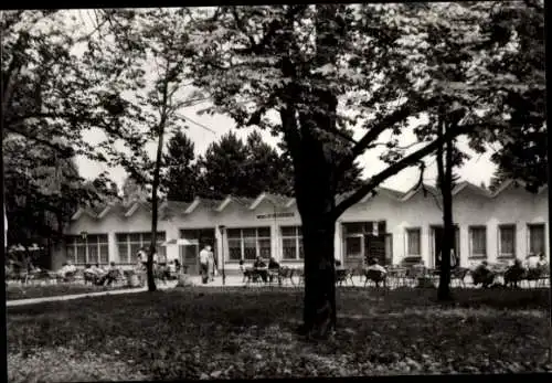 Ak Bad Kösen Naumburg an der Saale, HO Café am Gradierwerk