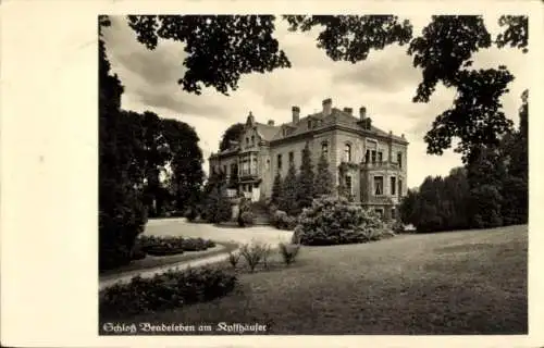 Ak Bendeleben Kyffhäuserland in Thüringen, Schloss