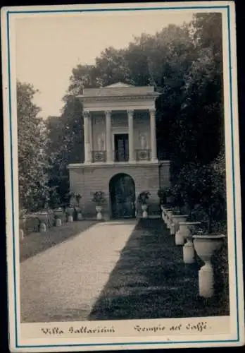 Kabinett Foto Genova Genua Ligurien, Villa Pallavicini