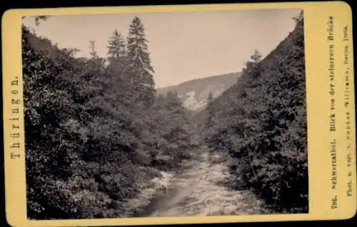 CdV Schwarzatal Thüringen, Blick von der steinernen Brücke