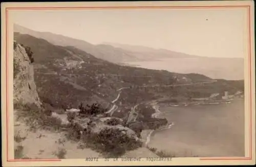 Kabinett Foto Roquebrune Alpes-Maritimes, Route de la Corniche