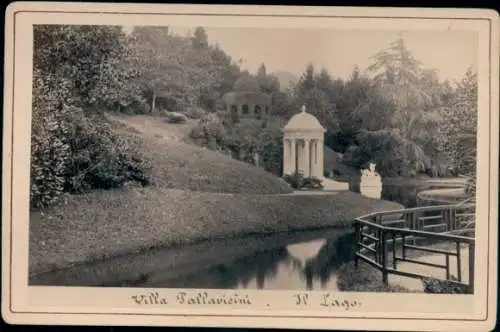 Kabinett Foto Genova Genua Ligurien, Villa Pallavicini, Il Lago