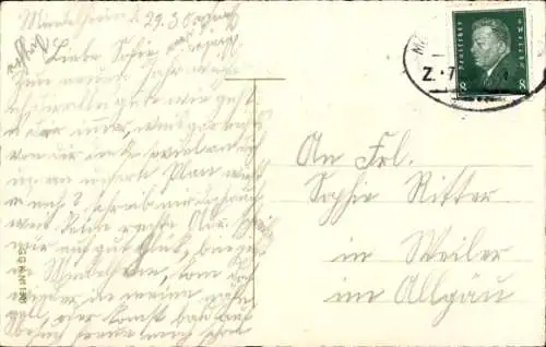 Ak Glückwunsch Neujahr, Schornsteinfeger, Mädchen