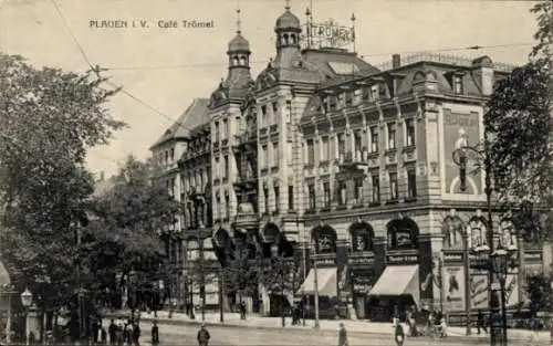 Ak Plauen im Vogtland, Cafe Trömel