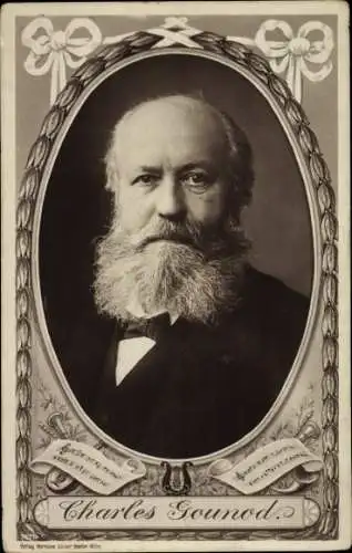 Passepartout Ak Komponist Charles Gounod, Porträt