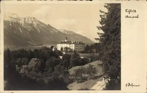 Ak Amras Innsbruck in Tirol, Schloss Ambras